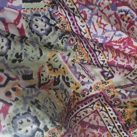 Colorful Patterned Mini Dress - Picture 6 of 7